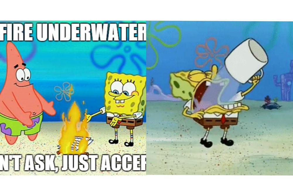 8 Meme Hal Kurang Logis di Kartun SpongeBob, Bikin Terheran-heran