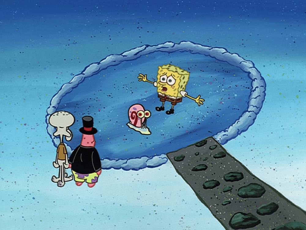 SpongeBob kehilangan tempat tinggalnya (dok. Nickelodeon/SpongeBob SquarePants)