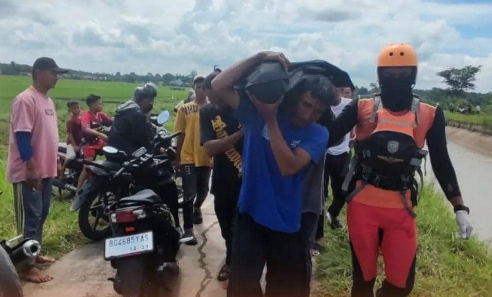 Pasutri di OKU Timur Tewas di Irigasi, Diduga Kecelakaan Tunggal