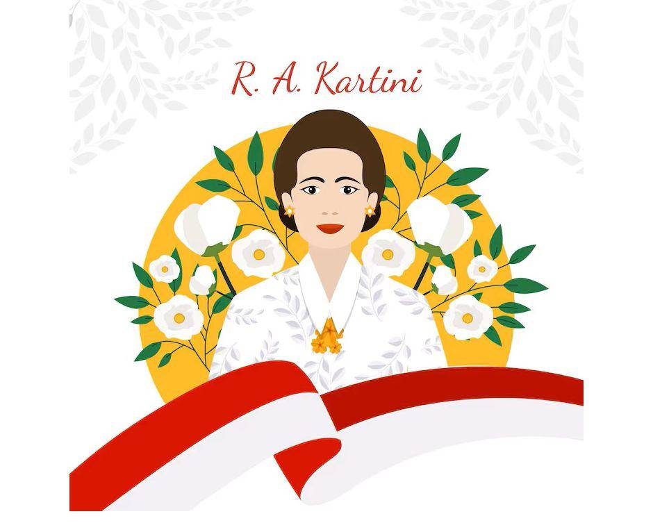 ilustrasi gambar RA Kartini (freepik.com/freepik)