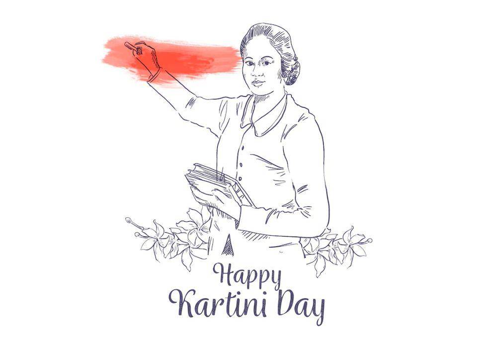 ilustrasi gambar RA Kartini (freepik.com/freepik)