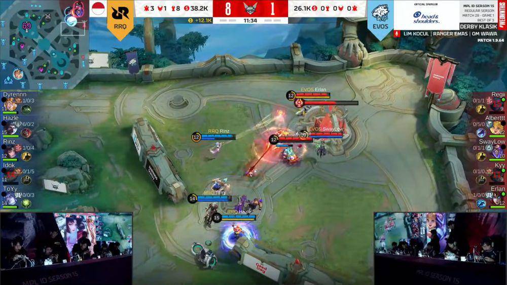 zoning ampuh dari Zhuxin membuat RRQ Hoshi menang mudah (youtube.com/MPL Indoneisa)