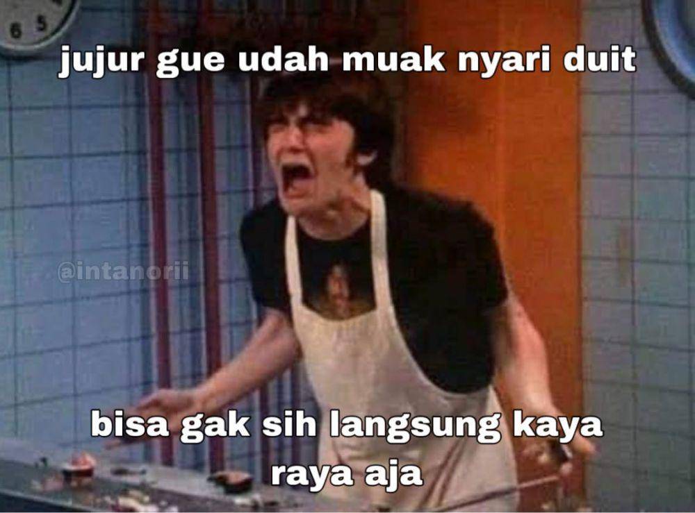 Meme kerja (x.com/intanorii)