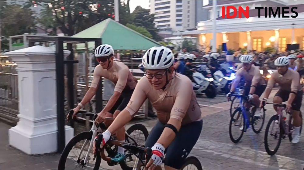 Pramono Ikut Gowes di Silahturide 2025, Tak Lewati JLNT Casablanca