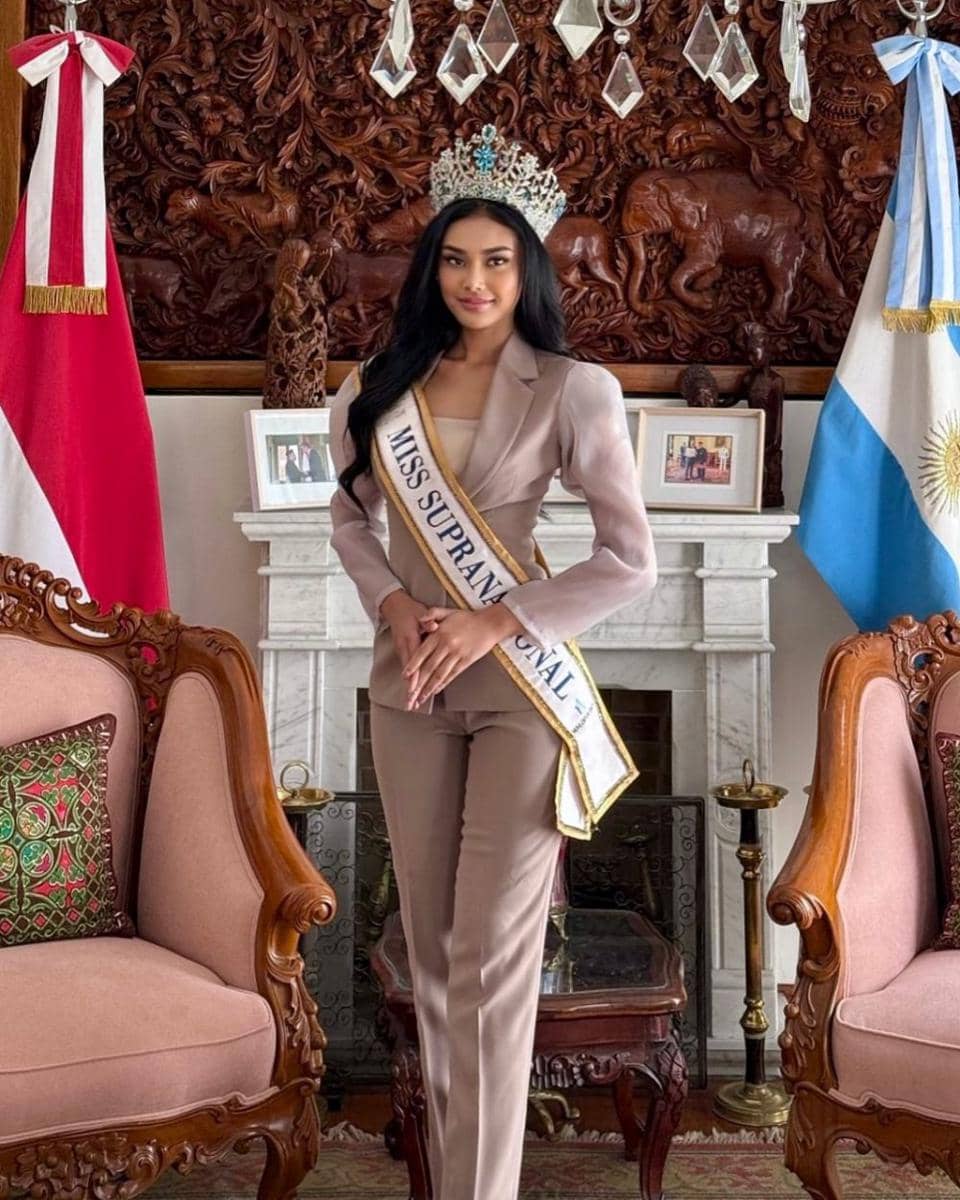 Potret Kunjungan Miss Supranational 2024 Harashta Haifa ke Argentina (Instagram.com/harashta)