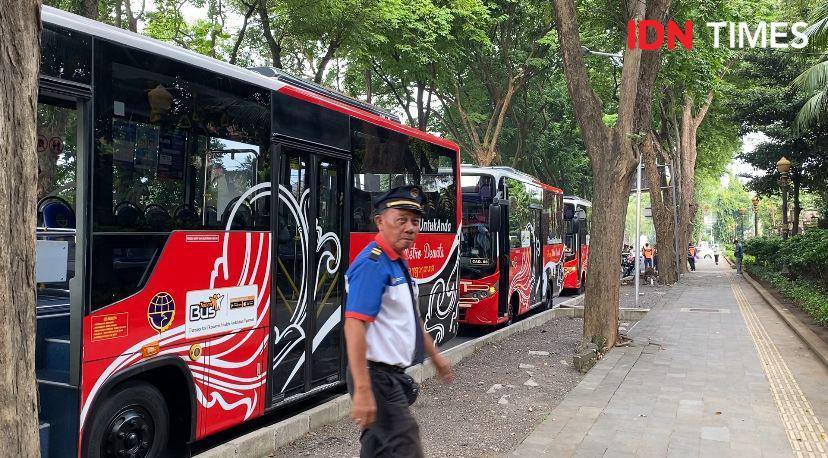 Sopir Bus Trans Metro Dewata. (IDN Times/Yuko Utami)