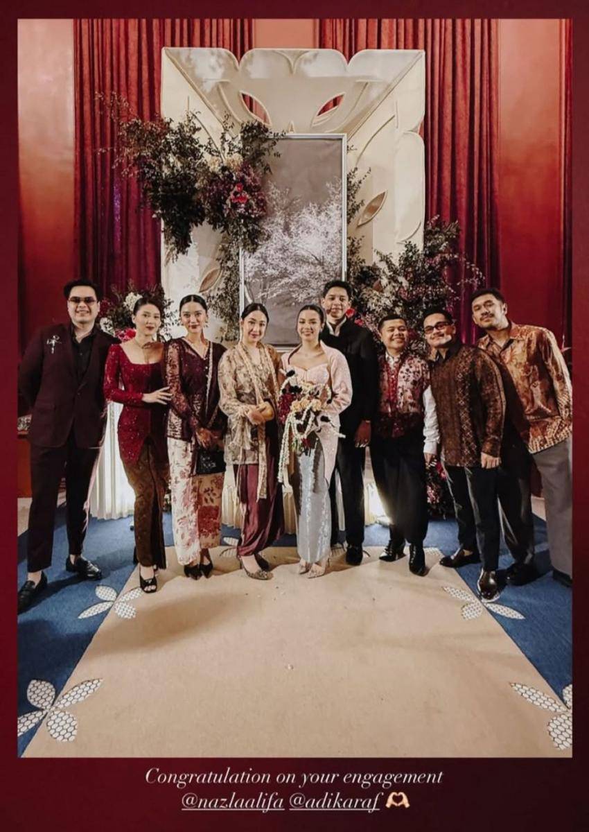 Dekorasi Lamaran Adikara dan Nazla Alifa (instagram.com/kabutipis via agthpricilla)