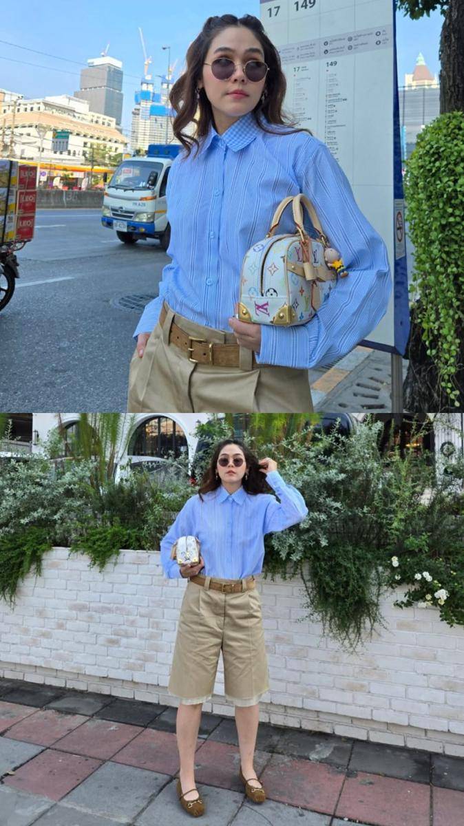 potret ide OOTD kasual boyish ala Araya Hargate (instagram.com/chomismaterialgirl)