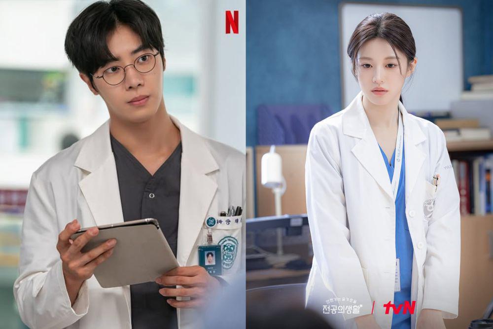 cuplikan drama The Trauma Code: Heroes on Call (instagram.com/netflixkr) | cuplikan drama Resident Playbook (instagram.com/tvn_drama)