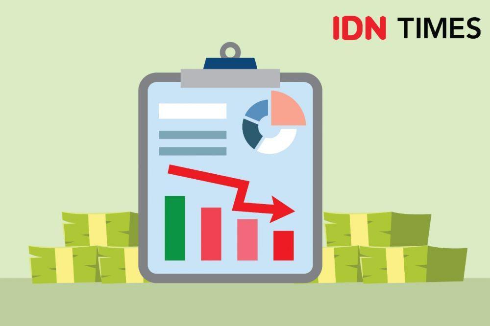Ilustrasi penurunan kinerja bisnis. (IDN Times/Aditya Pratama)
