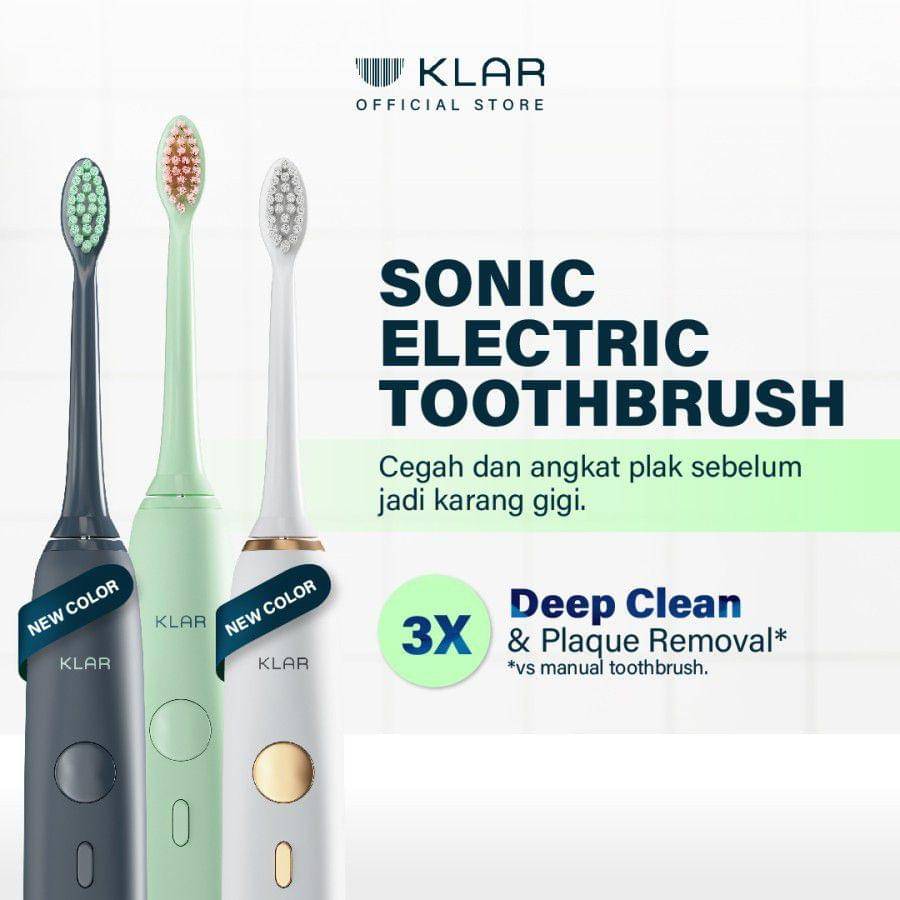KLAR Sonic Electric Toothbrush (morningstarindonesia.co.id)