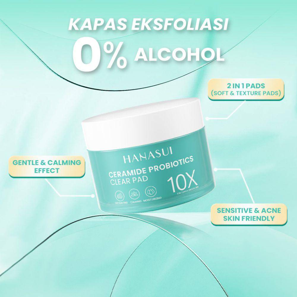 Hanasui Ceramide Probiotics Clear Pad (enviostore.com)