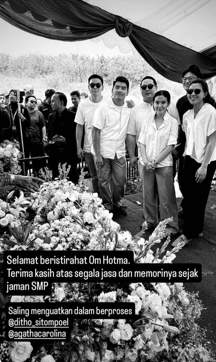 pemakaman Hotma Sitompul (instagram.com/diazarnan)