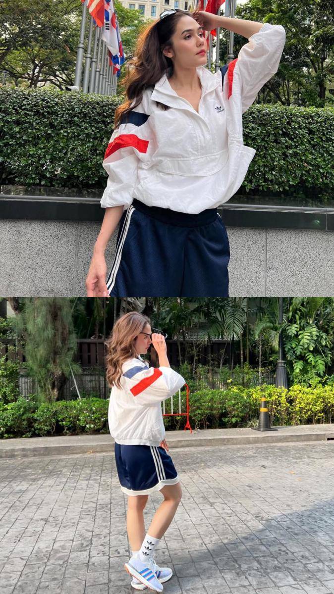 potret ide OOTD kasual boyish ala Araya Hargate (instagram.com/chomismaterialgirl)