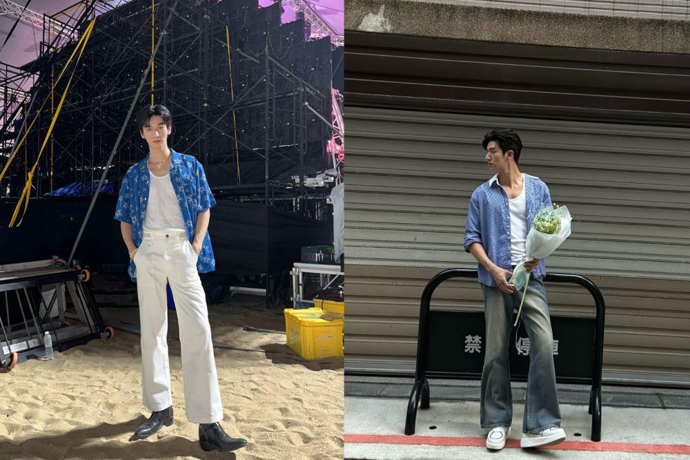 7 Inspirasi OOTD Pakai Kemeja ala Aktor Mos Panuwat, Lowkey Dapper!
