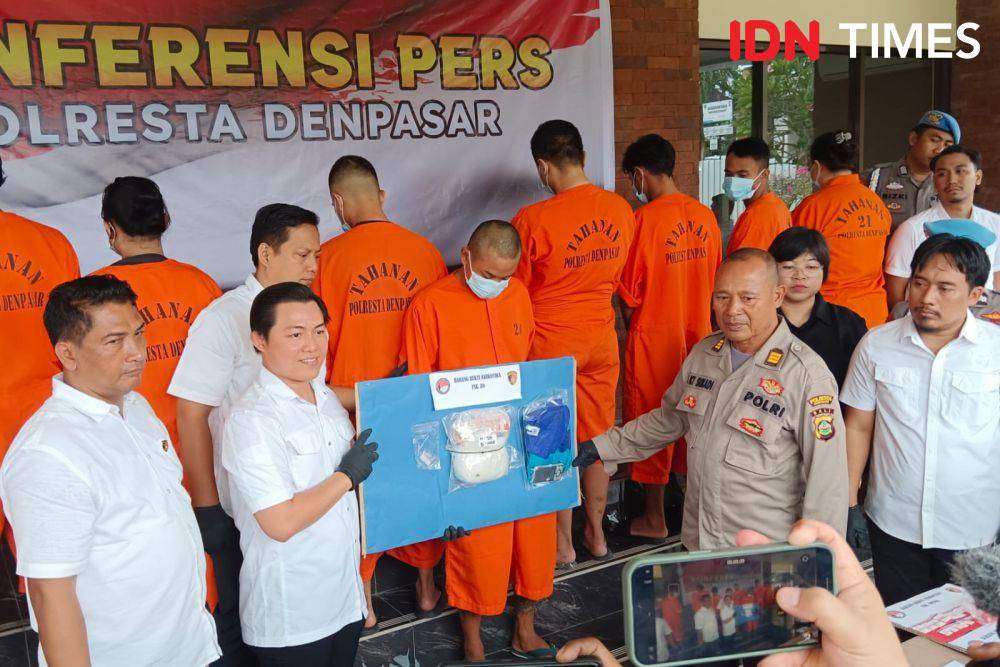 Polresta Denpasar Bekuk 20 Tersangka Narkoba dalam 20 Hari