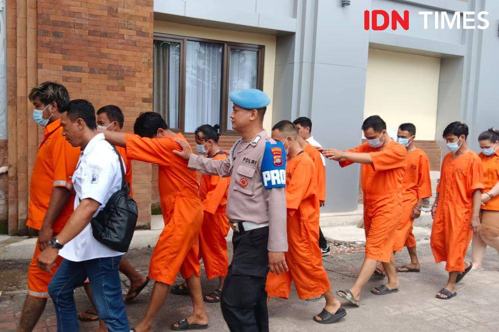 Tersangka kasus narkotika (Dok.IDN Times/Ayu Afria)