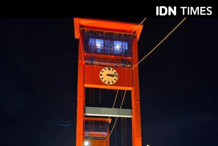 Jam Jembatan Ampera (Dok. IDN Times)