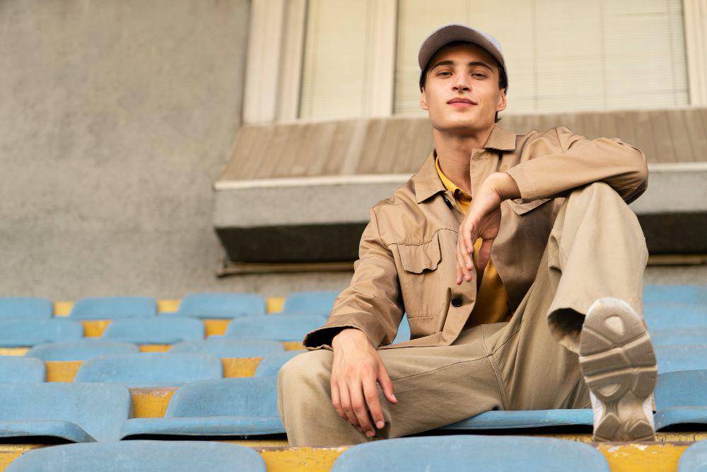 ilustrasi outfit pria warna taupe (freepik.com/freepik)
