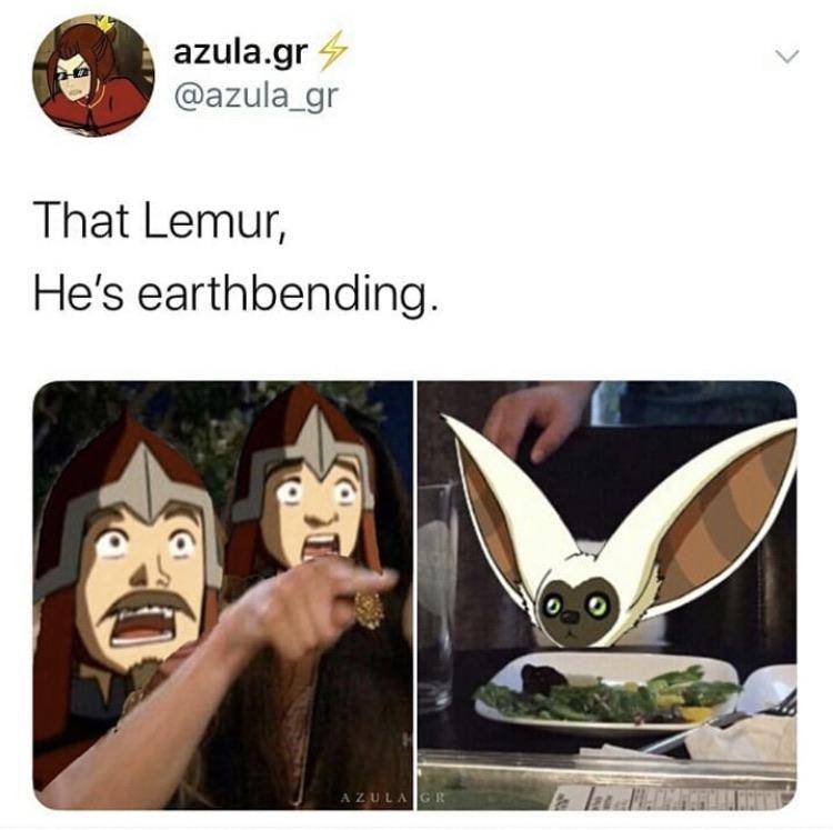 meme Momo Avatar: The Last Airbender (reddit.com/user/suja_llama)