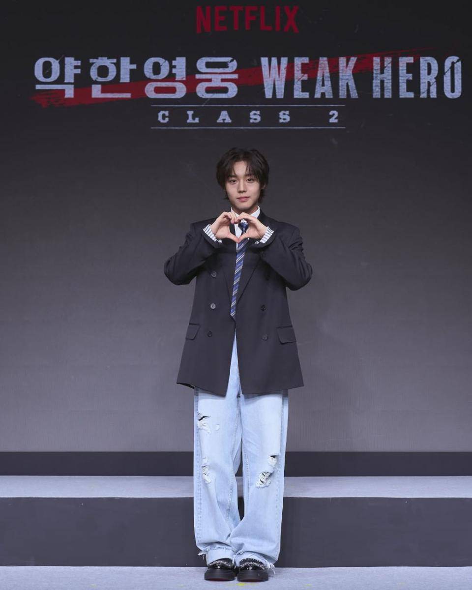 potret konferensi pers drama Weak Hero Class 2 (instagram.com/netflixkr)