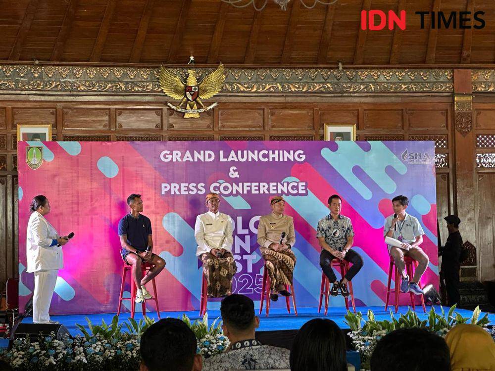 Jumpa pers Solo Run Fest 2025. (IDN Times/Larasati Rey)