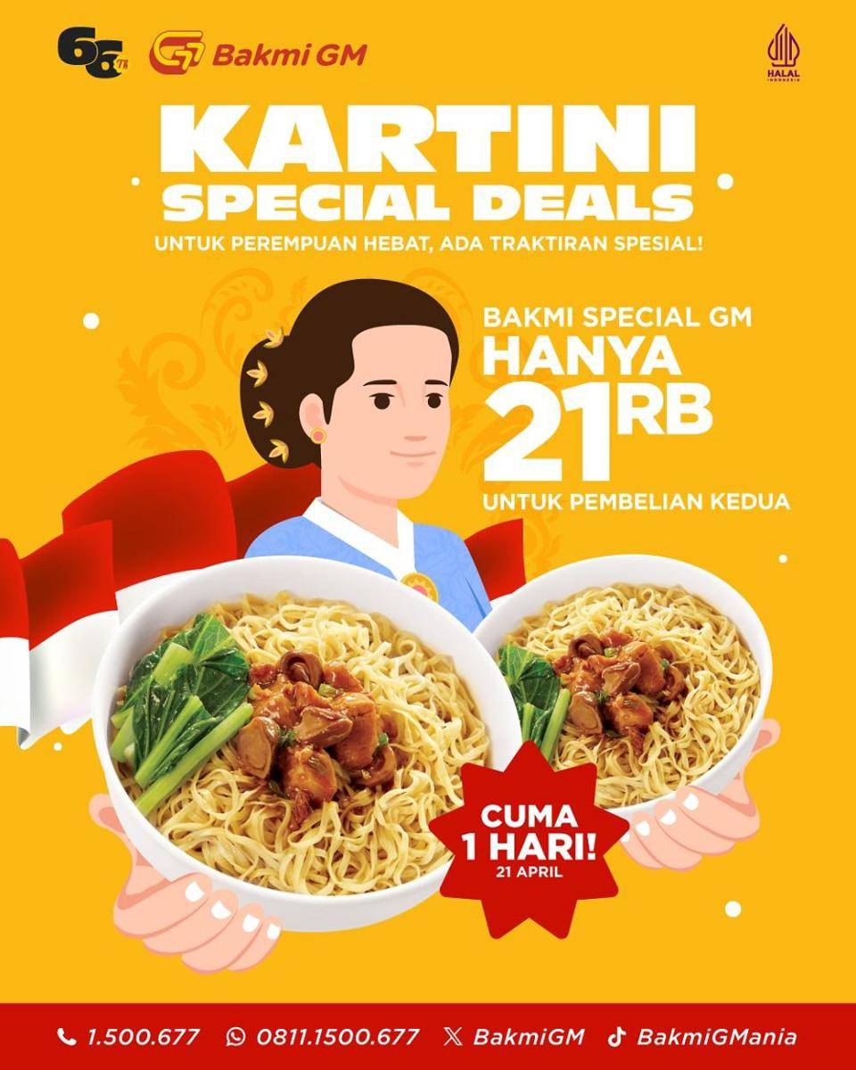 Promo Hari Kartini 2025 Bakmi GM (instagram.com/bakmigmania)