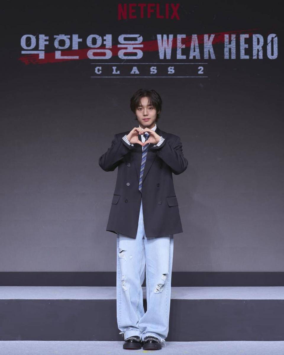 Konferensi pers drama Korea Weak Hero Class (Instagram.com/netflixkr)