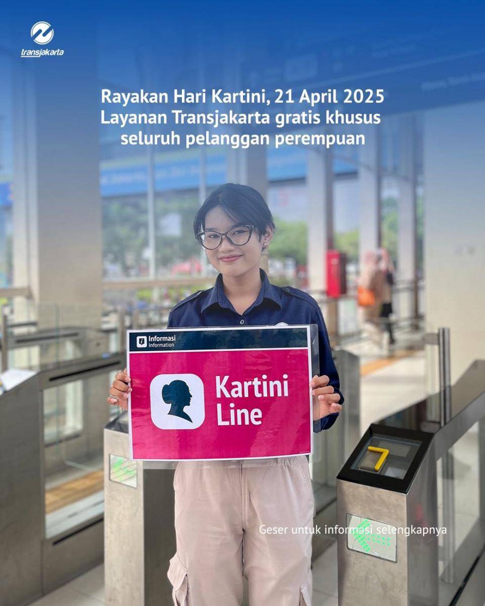 Promo Hari Kartini 2025 Transjakarta (x.com/PT_Transjakarta)