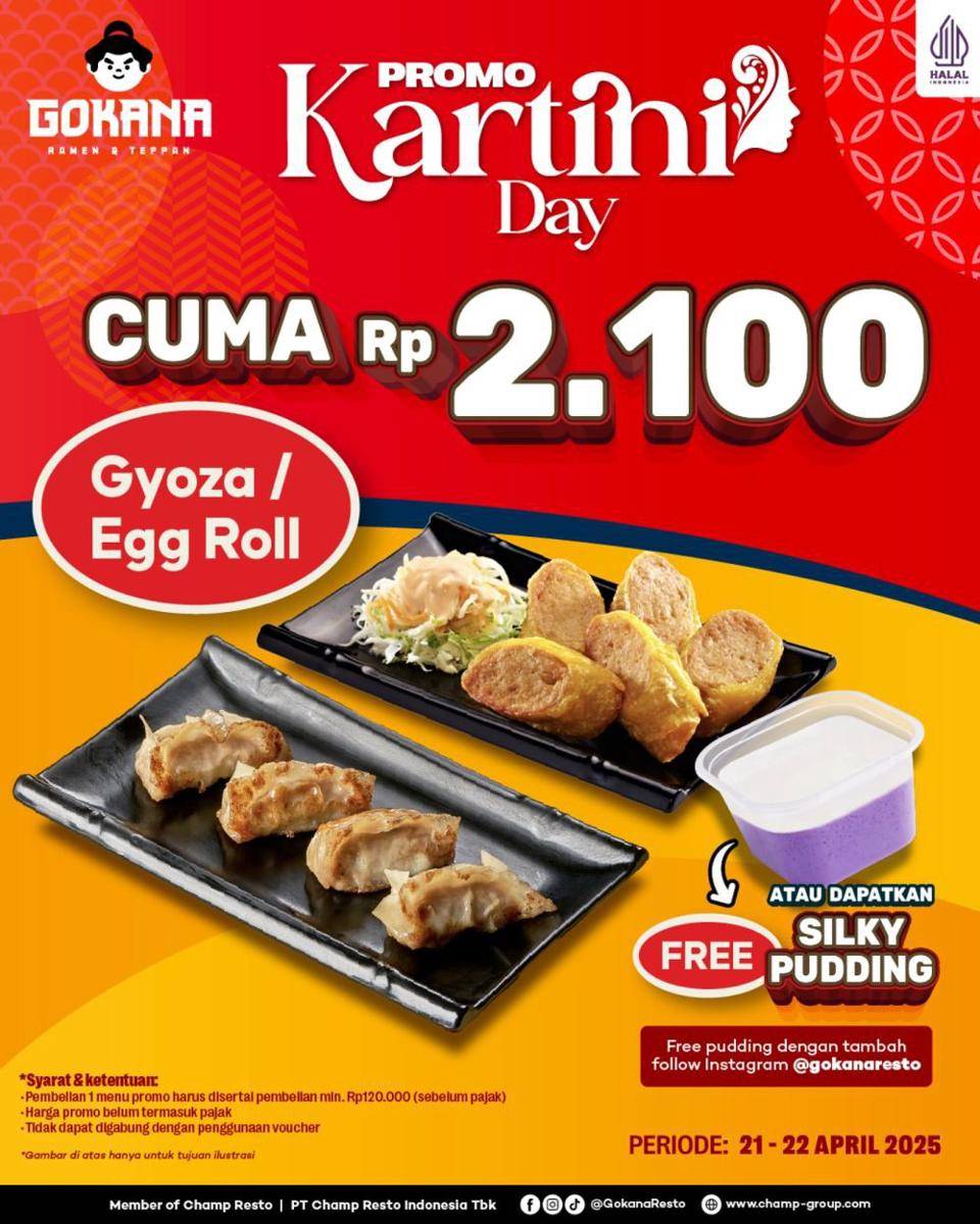 Promo Hari Kartini 2025 Gokana (instagram.com/gokanaresto)