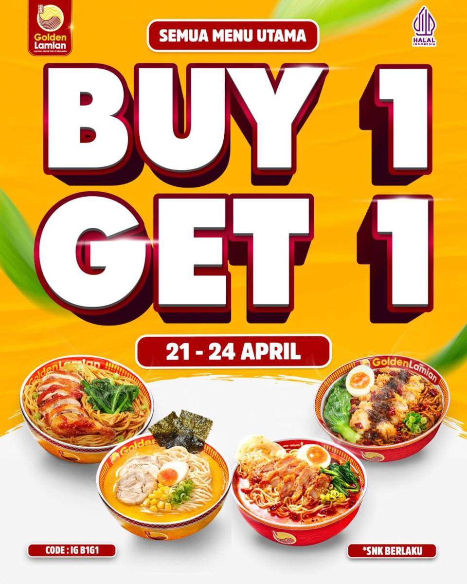 Promo Hari Kartini 2025 Golden Lamian (instagram.com/goldenlamian)