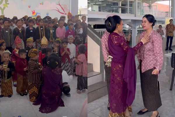 7 Potret Yuni Shara Rayakan Hari Kartini di Sekolah PAUD Miliknya