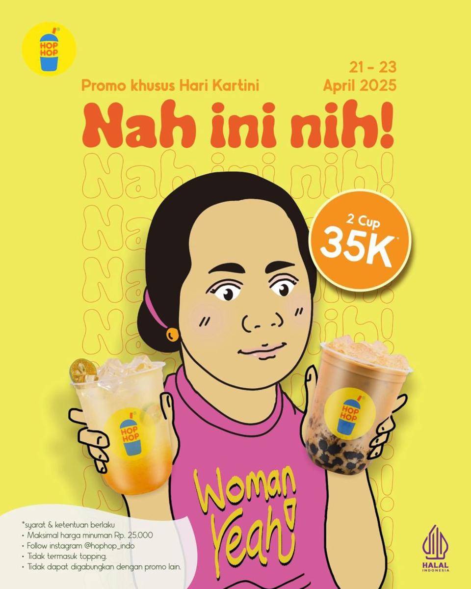 Promo Hari Kartini 2025 Hop Hop (instagram.com/hophop_indo)
