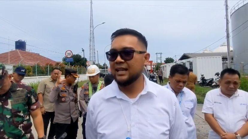 Junior Manager Fasilitas Pelindo, Lingga. (IDN Times/Muhaimin)
