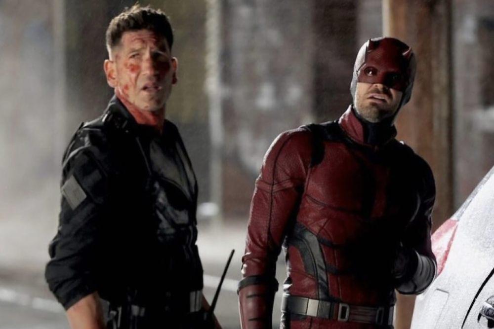 para vigilante di Kota New York (dok. Marvel Studios/Daredevil: Born Again)