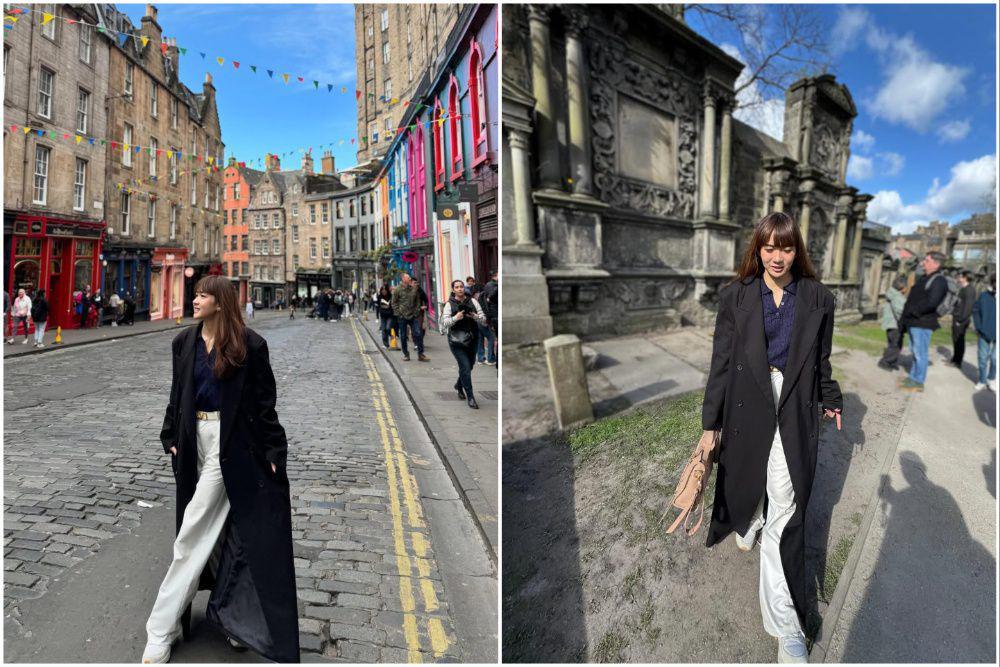 10 Potret Adiezty Fersa ke Edinburgh, Napak Tilas Film Harry Potter