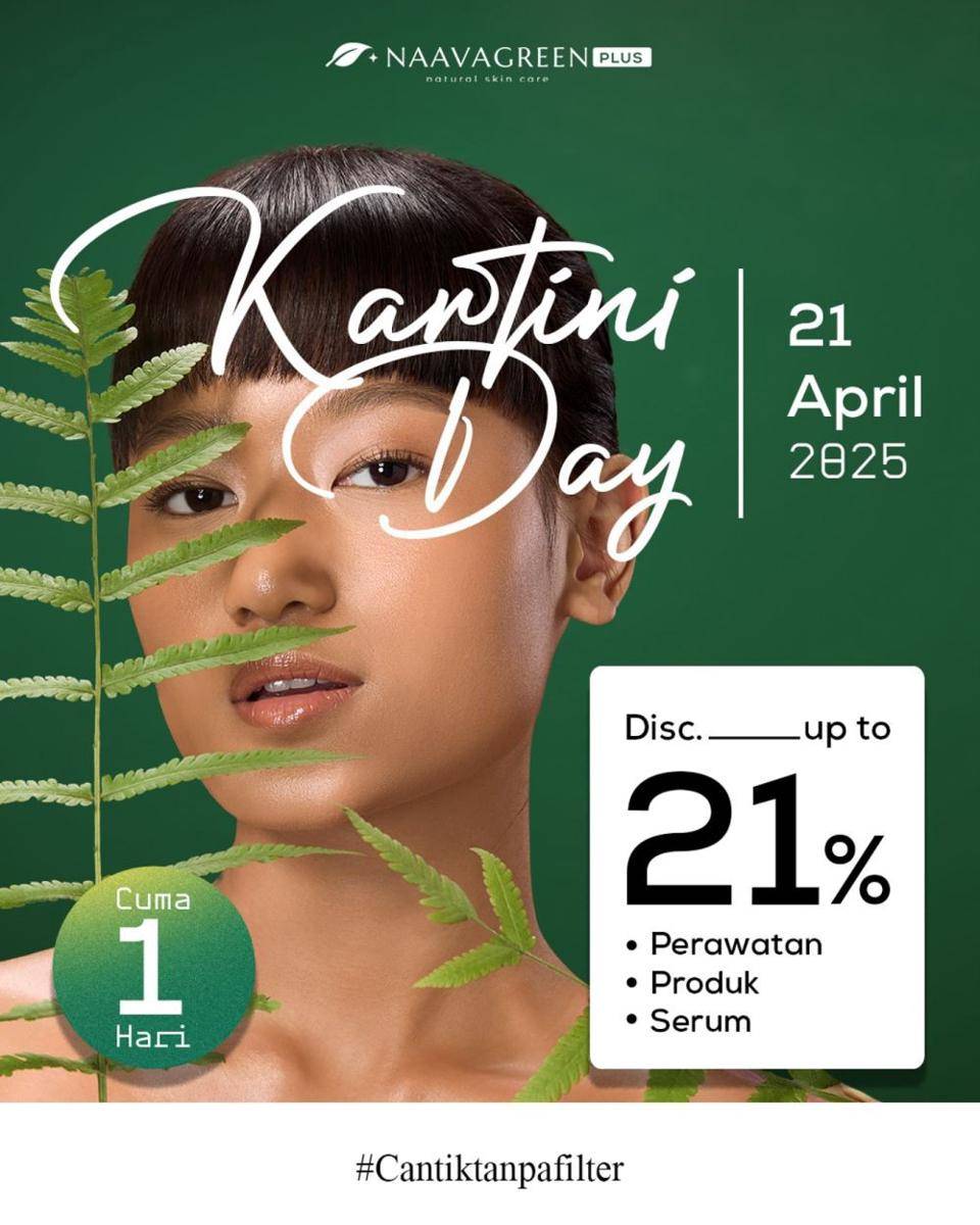 Promo Hari Kartini 2025 Naavagreen Plus (instagram.com/naavagreen_plus)
