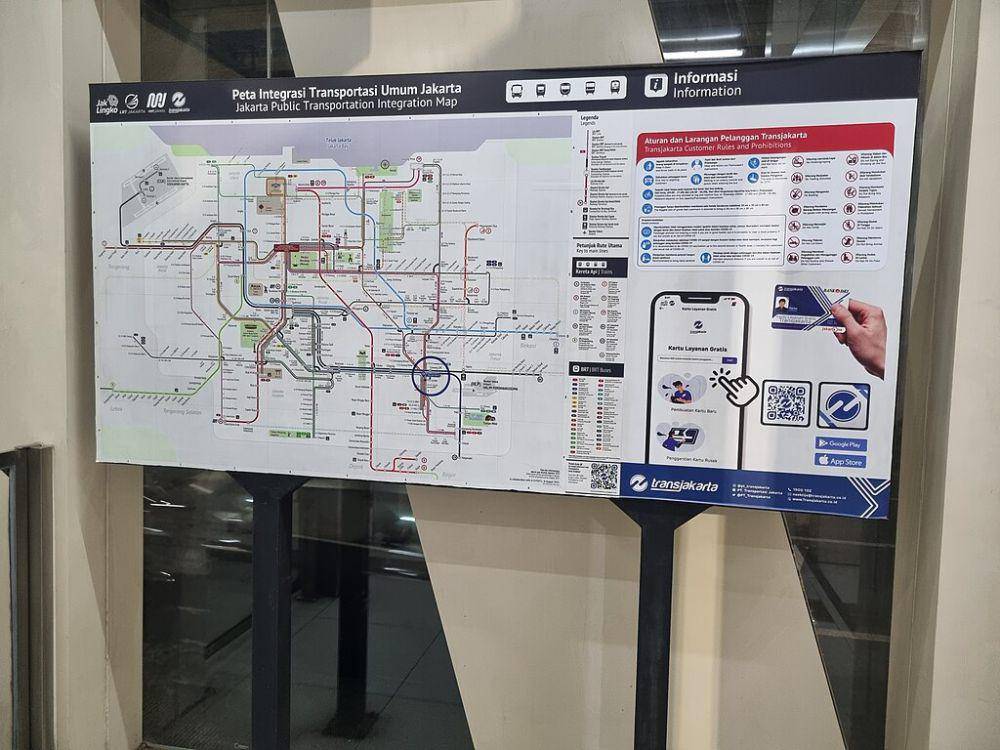 ilustrasi peta rute busway (commons.wikimedia.org/Irvan Cahyo N)