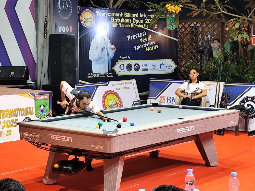 Heri TMJ Juara Billiard Batulicin Open 2025, Raih Hadiah Rp200 Juta