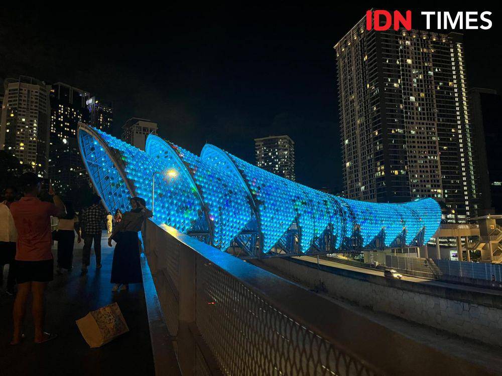 Saloma Bridge di Kuala Lumpur, Malaysia (IDN Times/Sunariyah)