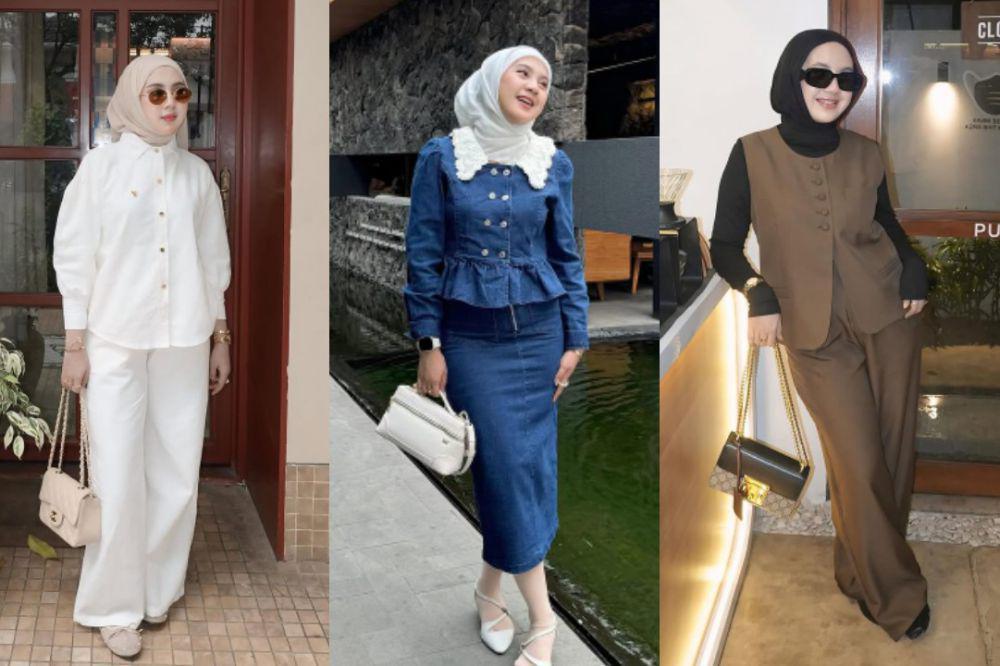 8 Inspirasi Outfit One Set ala Debia Fitriani, Comfy!