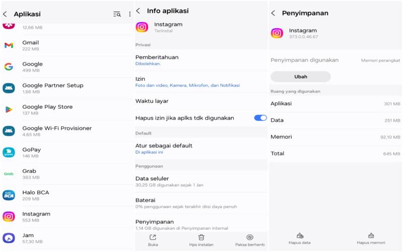 cara reset explore Instagram (dok. pribadi/Jubaedah Haryani)