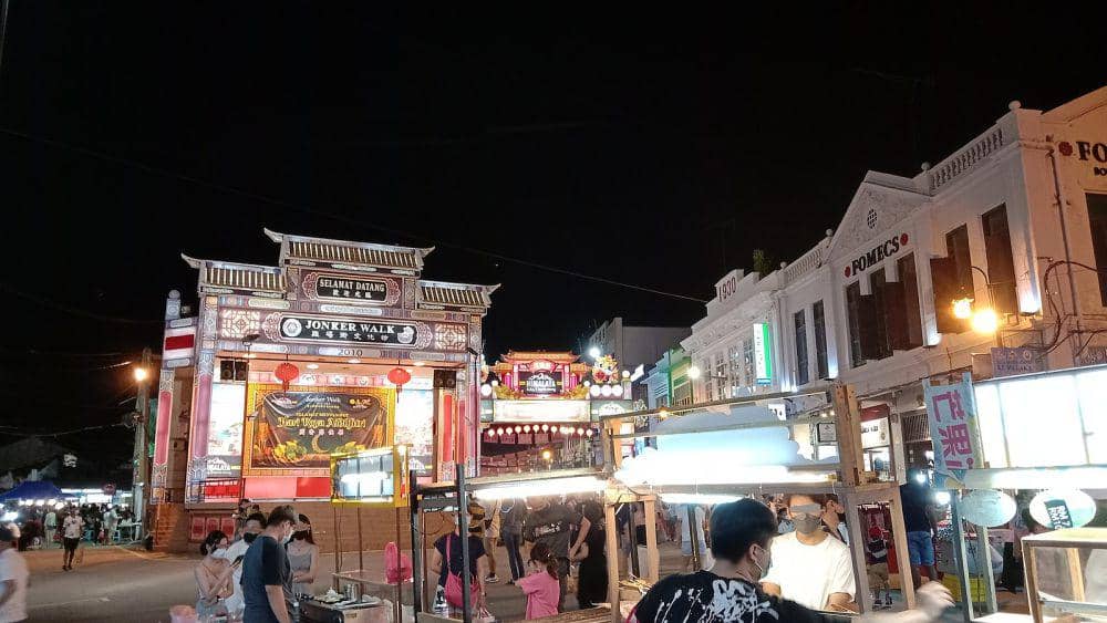 Potret Jonker Walk Night Market di Melaka 