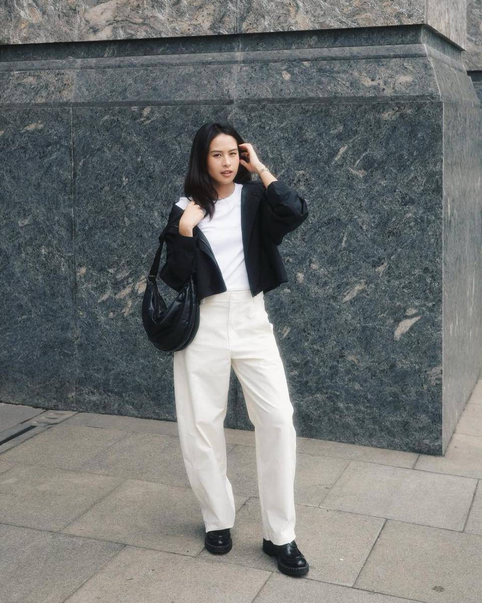 inspirasi casual chic style ala Maudy Ayunda (instagram.com/maudyayunda)