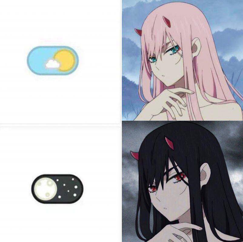 meme anime tentang mode gelap (reddit.com/user/016002)