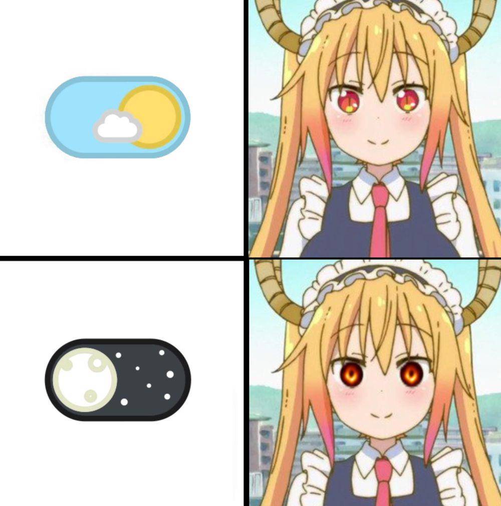 meme anime tentang mode gelap (reddit.com/user/vp_spex)