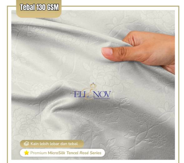 Duvet Cover Emboss Microtencel Quilt Sarung Bedcover (shopee.co.id/EllenovStore)