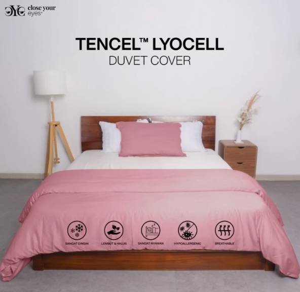 Duvet Cover Close Your Eyes (shopee.co.id/Close Your Eyes)