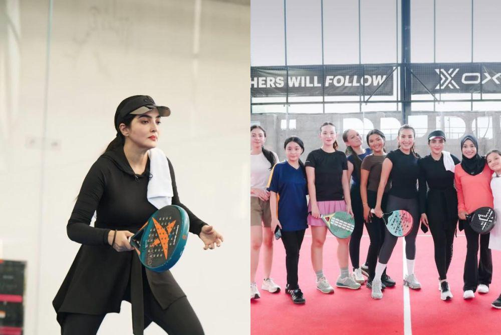 7 Potret Seru Keluarga Ashanty Main Padel, Ramai!