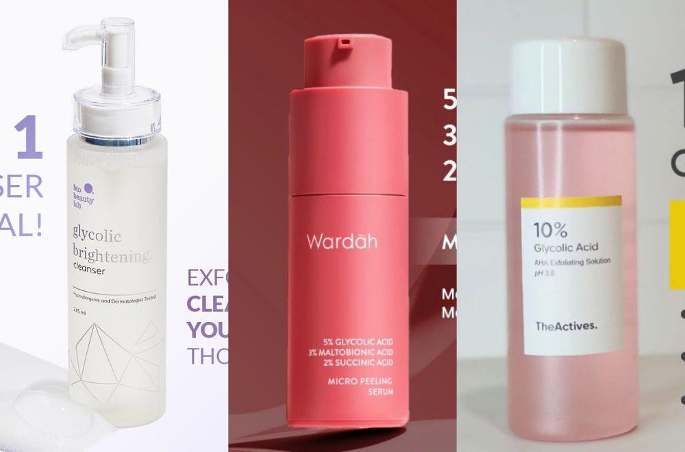 6 Skincare Lokal dengan Kandungan Glycolic Acid, Mencerahkan!